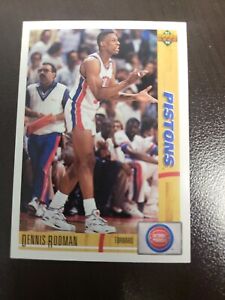 1991-92 Upper Deck Dennis Rodman card #185 