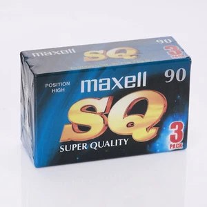 1x Paquete de 3 Maxell SQ90 casete de alta posición casete de audio casete embalaje original (A) - Imagen 1 de 2