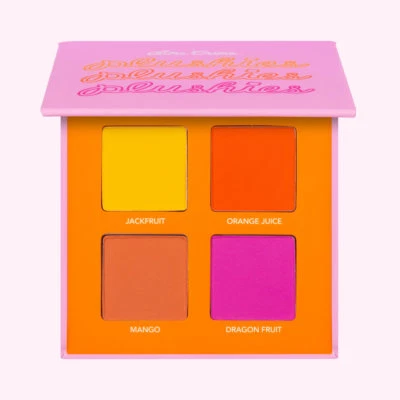 LIME CRIME PLUSHIES EYESHADOW PALETTE FRESH SQUEEZED JACKFRUIT+ORANGE+MANGO+DRAG - Image 1 of 4