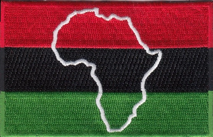 50 Pcs RASTA Map in African Flag Embroidered Patches 3.5"x2.25" iron-on - Image 1 of 1