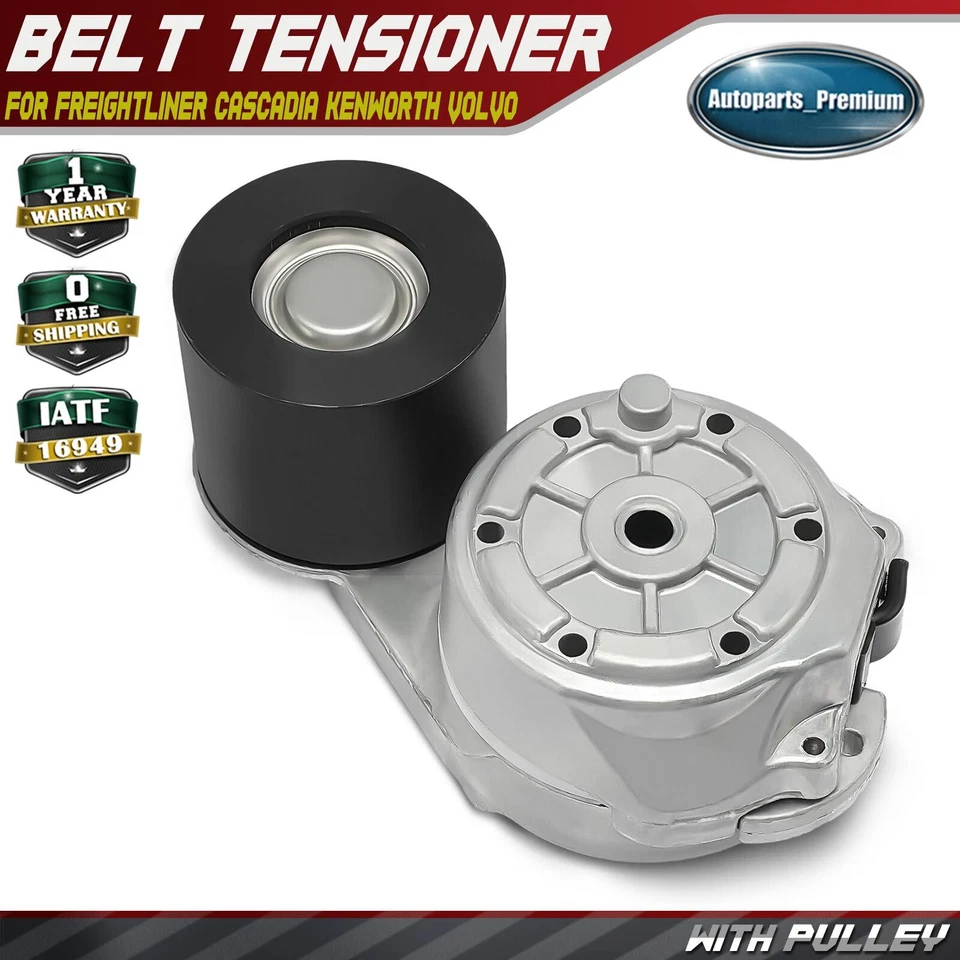 Tensor de correa con polea para cosechadora Freightliner Cascadia Volvo International Foto 1 de 4