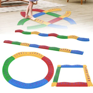 Kinder Balancierbalken Balancierboard Set 20-teilig Rutschfest Verstellbar Neu - Bild 1 von 11