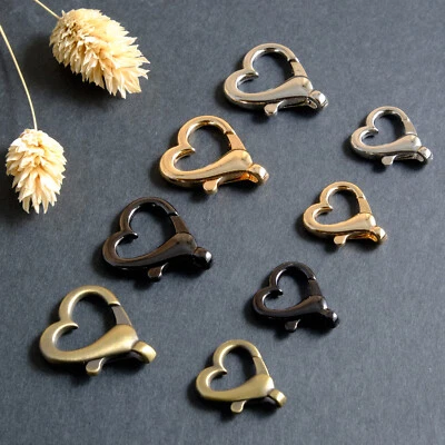 Verschlüsse Ketten Armband Schmuck Karabiner Kettenverbinder herzförmig C1KVHerz - Bild 1 von 4