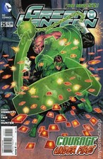 Green Lantern #25A Tan VF 2014 Stock Image