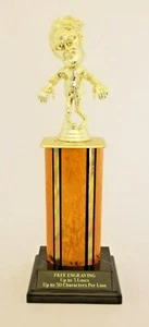 HALLOWEEN ZOMBIE 12" TROPHY - FREE ENGRAVING!!! - Picture 1 of 3