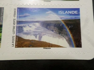 FRANCE 2023, timbre AUTOADHESIF ARCS EN CIEL CIEL/TERRE, ISLANDE neuf**, MNH - Photo 1/1