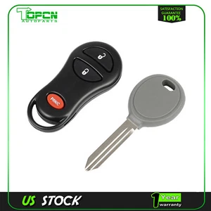 Replacement for 1999-2004 Jeep Grand Cherokee Key + Remote Fob GQ43VT9T - Picture 1 of 9