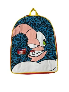 Vintage 1995 Sega Genesis Backpack Promo Earthworm Jim RARE - Picture 1 of 10