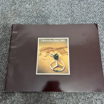 1981 Mercedes-Benz product line catalogue brochure - Image 1 of 4