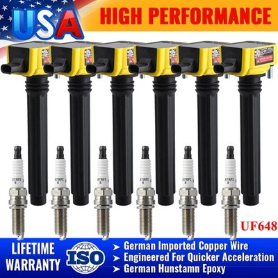 Ignition Coil & Spark Plug For 11-2020 Dodge Grand Caravan 2014-20 Jeep Cherokee - Image 1 of 4