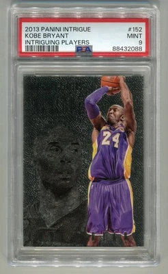 KOBE BRYANT 2013-14 Panini Intrigue #152 INTRIGUING PLAYERS PSA 9 Lakers - Image 1 of 2
