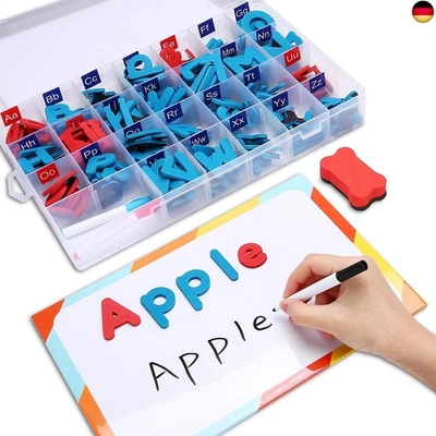 Hautton Magnetische Buchstaben und Zahlen, Magnetbuchstaben ABC Alphabet Set - Bild 1 von 4