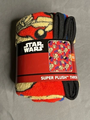 Star Wars Soft & Warm Super Plush Throw 40x50 - NEW - Image 1 of 3