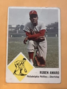 1963 Fleer #50 Ruben Amaro VG-EX - Foto 1 di 2