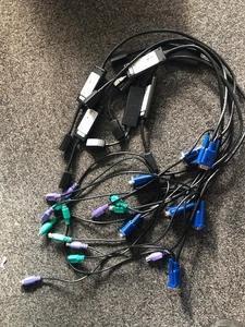 Lot 8x Dell KVM SIP Switch Interface Pod PS2 Random part number - Picture 1 of 6
