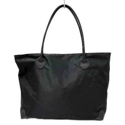 Auténtico bolso de hombro Herve Chapelier - de cuero de nailon negro Foto 1 de 4