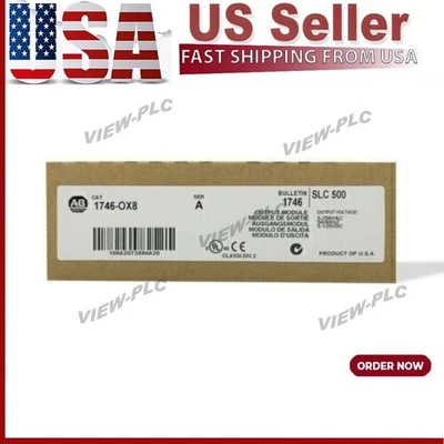 New Sealed AB 1746-OX8 SER A SLC 500 8 Point Output Module 1746OX8 US Free Tax - Image 1 of 3