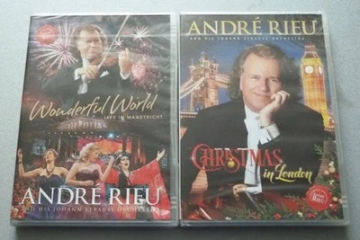 2 ANDRE RIEU DVDs - WONDERFUL WORLD + CHRISTMAS IN LONDON - Image 1 of 2