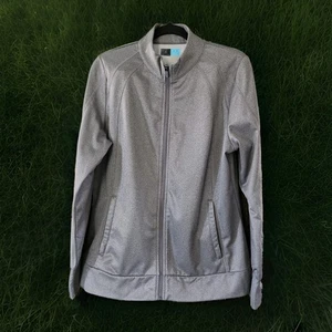 PGA Tour Gray Zip Lightweight Jacket Coat Size Medium M Excellent Condition - Picture 1 of 8