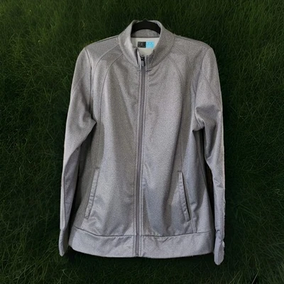 PGA Tour Gray Zip Lightweight Jacket Coat Size Medium M Excellent Condition - Image 1 of 4