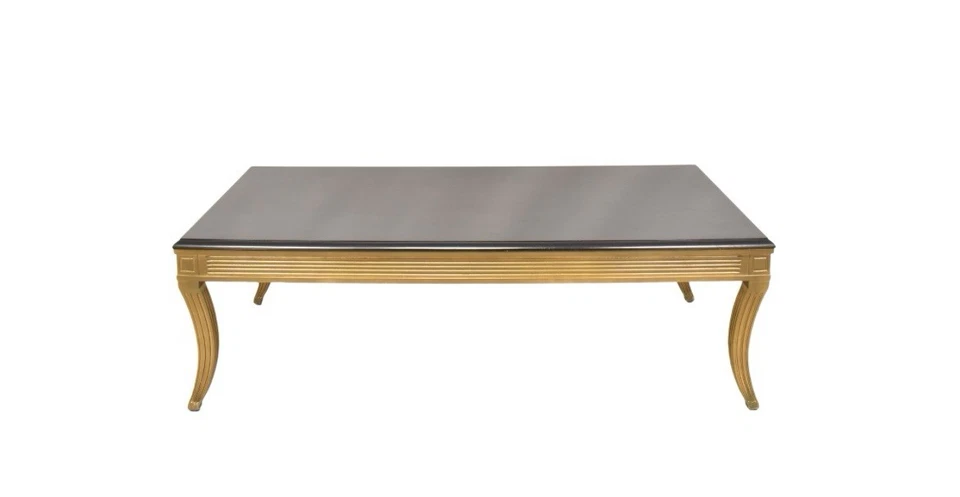 Designer Gilded Vintage Coffee Table  - Image 1 of 1