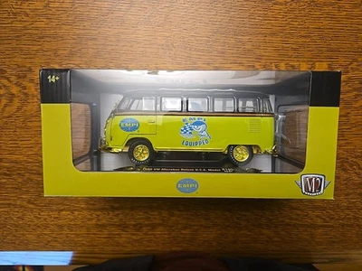 M2 Machines 1:24 EMPI 1960 VW Microbus Deluxe U.S.A. Model Chase 1/750 New - Image 1 of 4