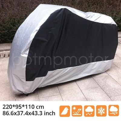 Capa de motocicleta tamanho L protetor contra sujeira serve para Kawasaki Ninja ZX6R ZX600P - Imagem 1 de 3