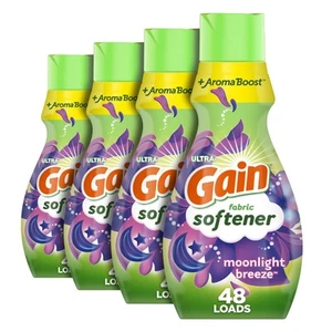 Gain Moonlight Breeze Fabric Softener 35 Fl Oz Indulgent Softness Long Lastin... - Picture 1 of 9