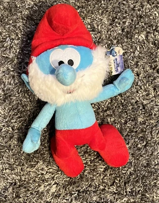 NWT The Smurfs 2010 (Papa SMURF) Plush Stuffed Nanco 10” - Image 1 of 4