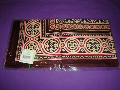 Bufanda de seda Vera Bradley Medallion 27" cuadrada nueva con etiquetas Foto 1 de 2