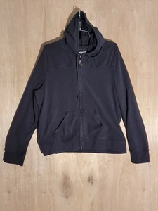 Charter Club Sudadera con Capucha Mujer Talla XL Relajado Cremallera Completa Manga Larga Negro - Imagen 1 de 9