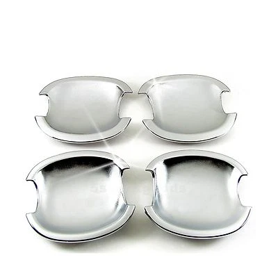 Chrome Door Handle Base Bowl Cup Covers Trims For 2007-2011 Toyota Camry Sedan - image 1 of 4