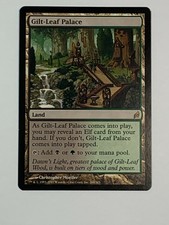 MTG - Gilt-Leaf Palace, Lorwyn LP++ Rare Land Magic The Gathering