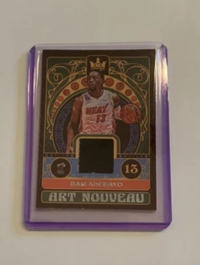 Parche Art Nouveau 2022-23 Panini Court Kings #AN-BAM Bam Adebayo usado en juegos - Imagen 1 de 2