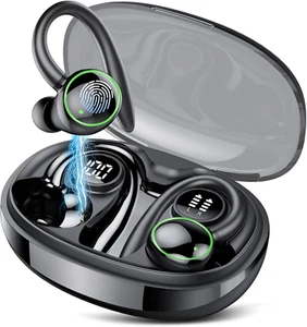 Auriculares Inalámbricos Deportivos, Bluetooth 5.4 Con 4 HD Mic, Hifi Estéreo Ca - Imagen 1 de 12