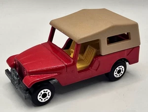 Vintage Matchbox Superfast Jeep CJ6 No 53 Red Made In England 1977 - Picture 1 of 6