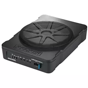 Kicker 10" Hideaway HS10 Subwoofer 180 Watts RMS Fail-Safe Integration - 46HS10 - Picture 1 of 8