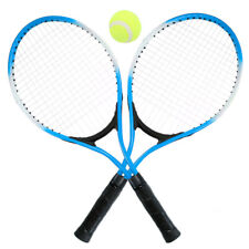 New  2 Player Tennis Racquet Set with 1 Tennis Ball and Cover Bag UK D9D1