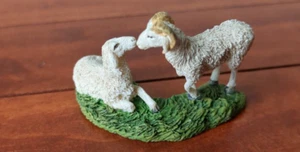 Thomas Kincaid Hawthorne Village Noah's Ark Miniature Rams Dollhouse Resin - Picture 1 of 6