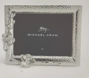 Michael Aram White Orchid Photo Picture Frame 5x7 New In Sealed Box Handmade - Picture 1 of 5
