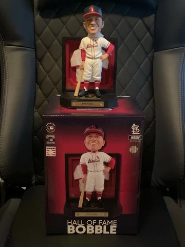ST. LOUIS CARDINALS STAN MUSIAL JERSEY SHADOW BOX BOBBLEHEAD LIMITED TO 72 Cover
