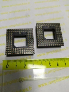 PGA 114 Tulipe Grille Tableau Ic Adaptateur Socket Lot 2 Pcs DepE4h41/8 - Imagen 1 de 3