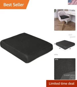 Portable Anti-Slip Memory Foam Chair Pad 18x16 for Pain Relief & Recovery - Picture 1 of 8