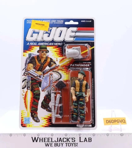 Pathfinder GI Joe 1990 Hasbro Vintage Action Figure NEW MOSC SEALED Cover
