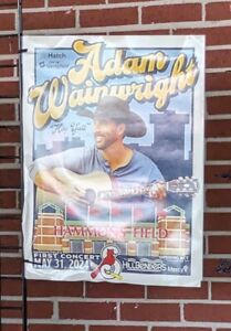St Louis Springfield Cardinals Hammons Field Adam Wainwright Guitar Concert Post