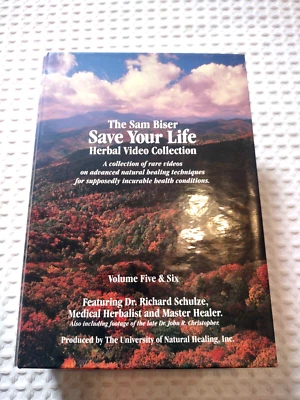 Sam Biser Dr Schulze Save Your Life Herbal Video Collection Vol 5-6 VHS - Image 1 of 4