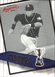2002 Donruss Originals Champions #16 Alex Rodriguez M's