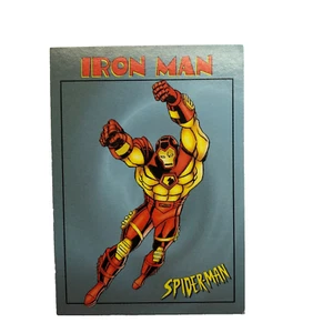 IRON-MAN Spider-Man Marvel 1997 Fleer Skybox Trading Card #11 - Foto 1 di 9