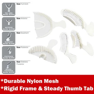 10 Pcs Dental Disposable Impression Bite Registration Tray- Posterior/Quadrant - Picture 1 of 13