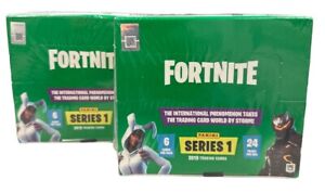 AUCTION #3 LOT of (2) Panini Fortnite Series 1 Hobby Boxes Sealed